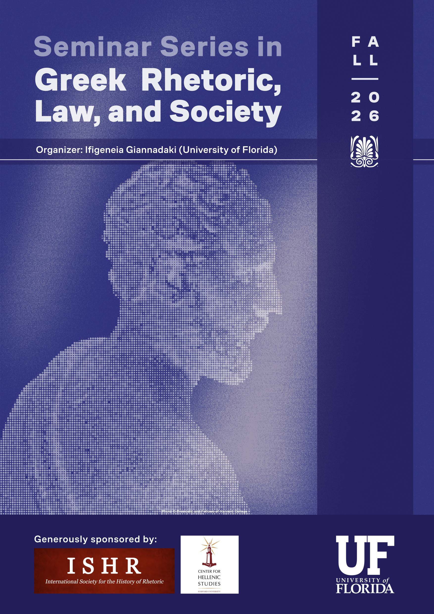 Fall 2026 Seminar Series in Greek Rhetoric, Law, and Society poster